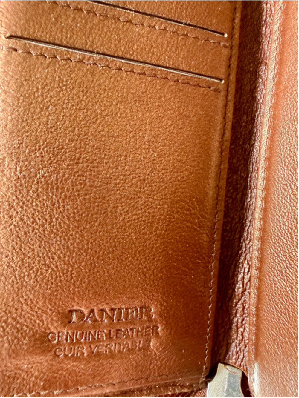 Danier brown leather wallet